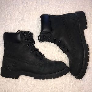 Black Timberlands Premium Waterproof